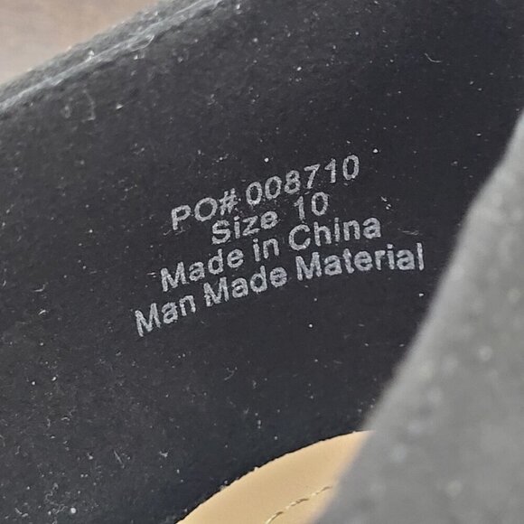 NEW Journee Collection Mindee Womens Size 10 Black Flat Sandals 5CT - Picture 4 of 6